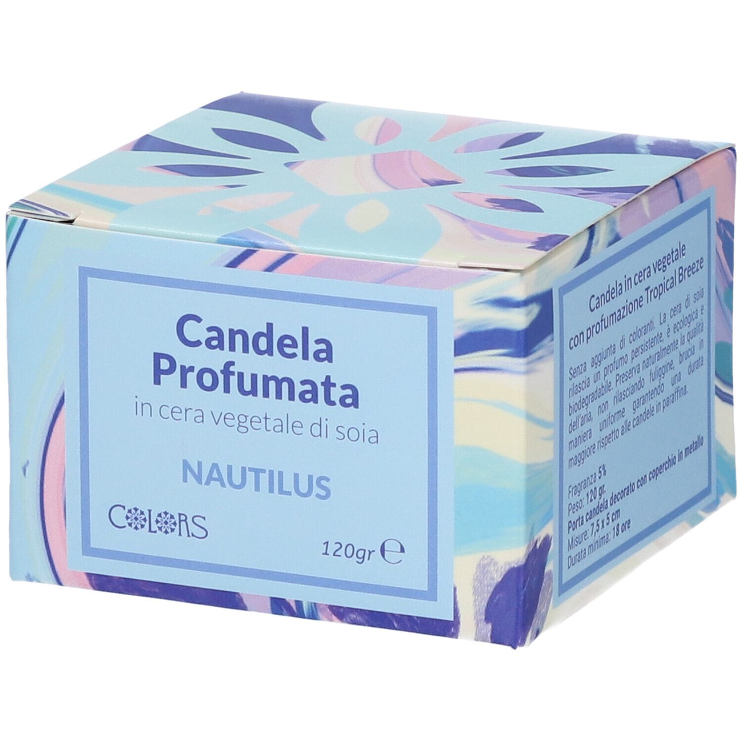 Colors Candela Profumata Nautilus in Cera Vegetale 1 pz Altro