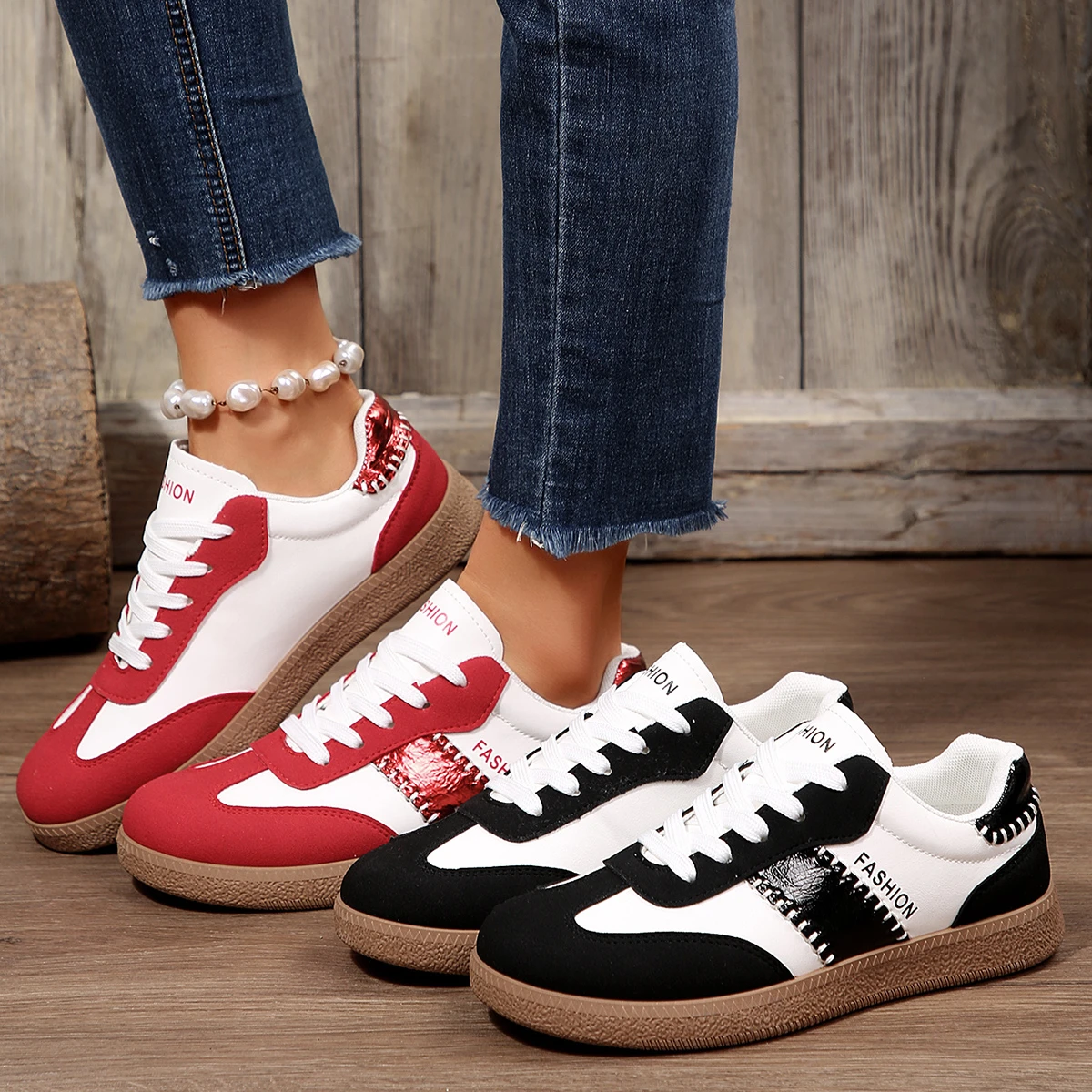 Frühling und Herbst Elegante Runde Kopf Sexy Sport und Freizeit Schuhe Modische Heißer Verkauf Neue Bequeme frauen Schuhe
