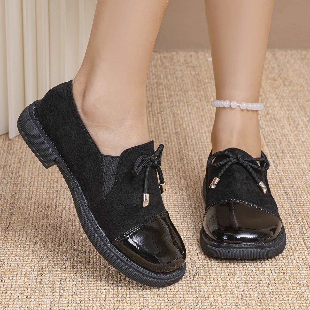 Frühling und Herbst Elegante Runde Kappe Sexy Low Heel Casual Schuhe Modische Meistverkaufte Neue Bequeme Plus Größe frauen Schuhe