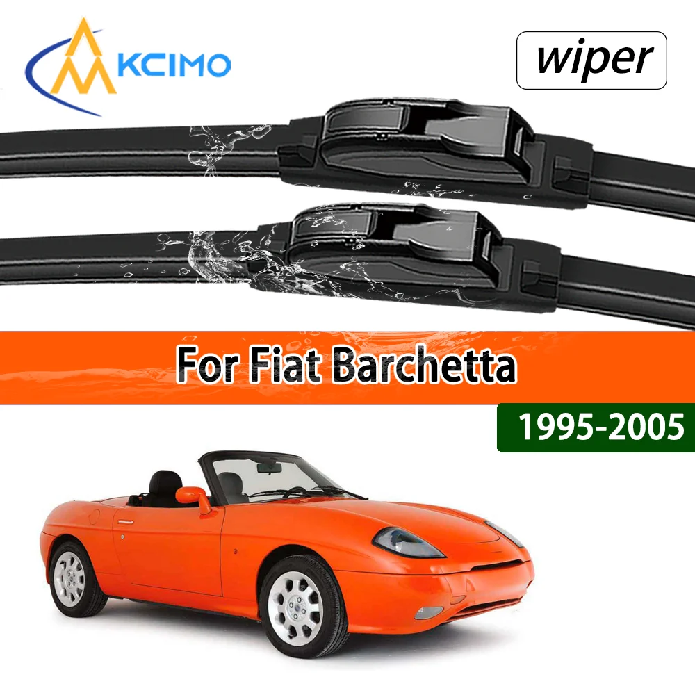Für Fiat Barchetta 183 1995–2005 Fahrzeugmodelle Kompatible, stabile, leise Frontscheibenwischer Auto-Fenster-Ersatzteile Image