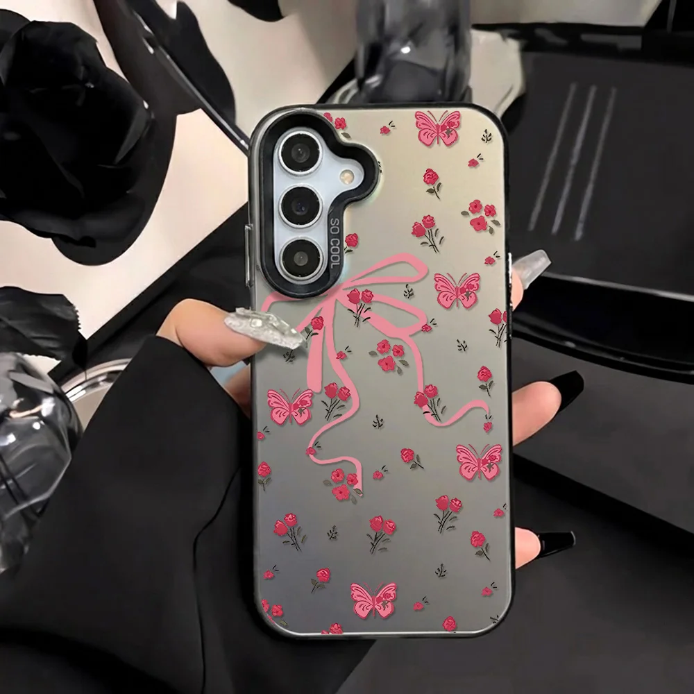 Harte IMD Cherry Hülle für Samsung S26 Ultra S25 S24 FE A56 5G A17 A55 A54 A16 A15 A53 A52 A36 A35 A34 A33 A14 A13 S23 S22 Cover Image