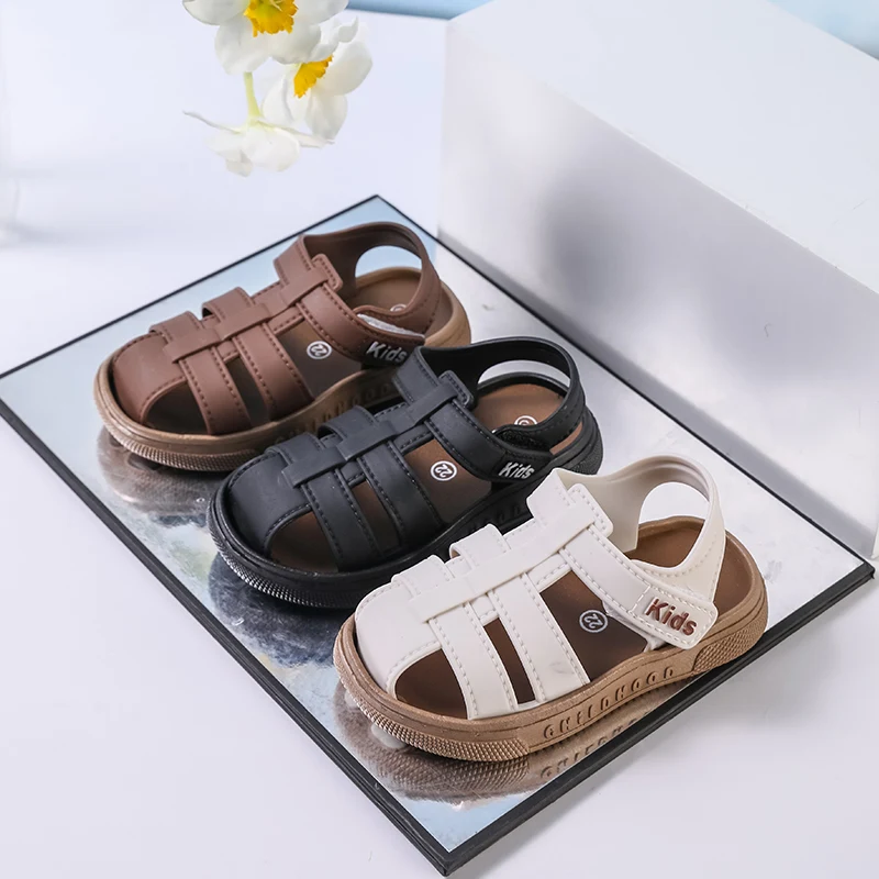 2023 sommer kinder Schuhe Mädchen Sandalen Neue Einfache Hohl Schule Schuhe Multi funktionale Mode kinder Strand Sandalen