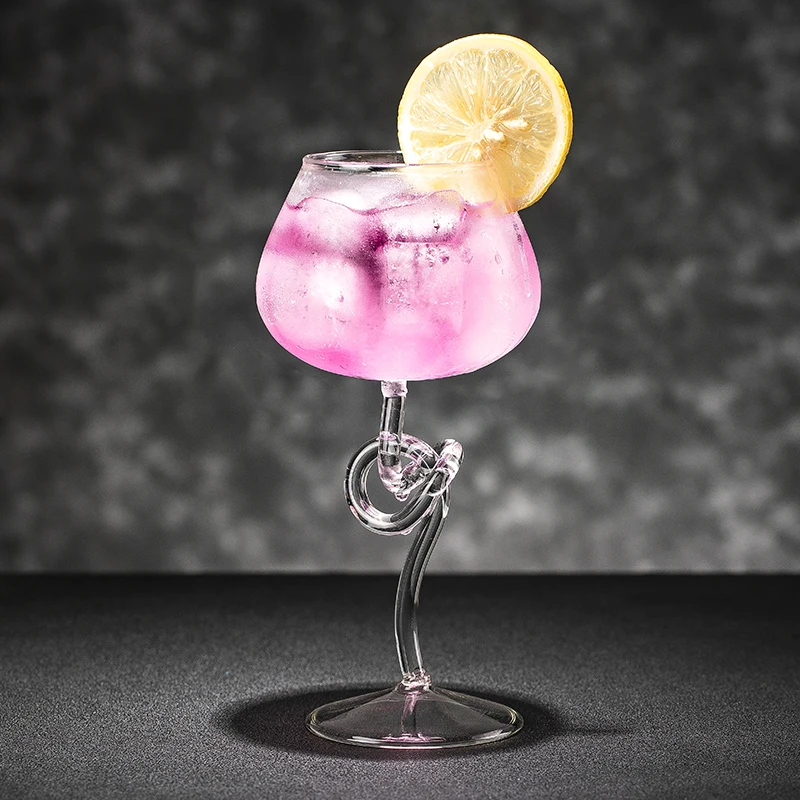 Gobelet torsadé créatif, verre à vin, Champagne, raisin, verre à vin sucré, spécialement mélangé, boissons froides, verres à jus de Cocktail