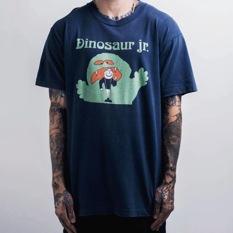 Vintage 90er Dinosaur Jr Band Shirt Basic Grün Unisex Shirt Herren Damen T-Shirt Vtg Shirt Grafik 2026 Sommer Neu Damen
