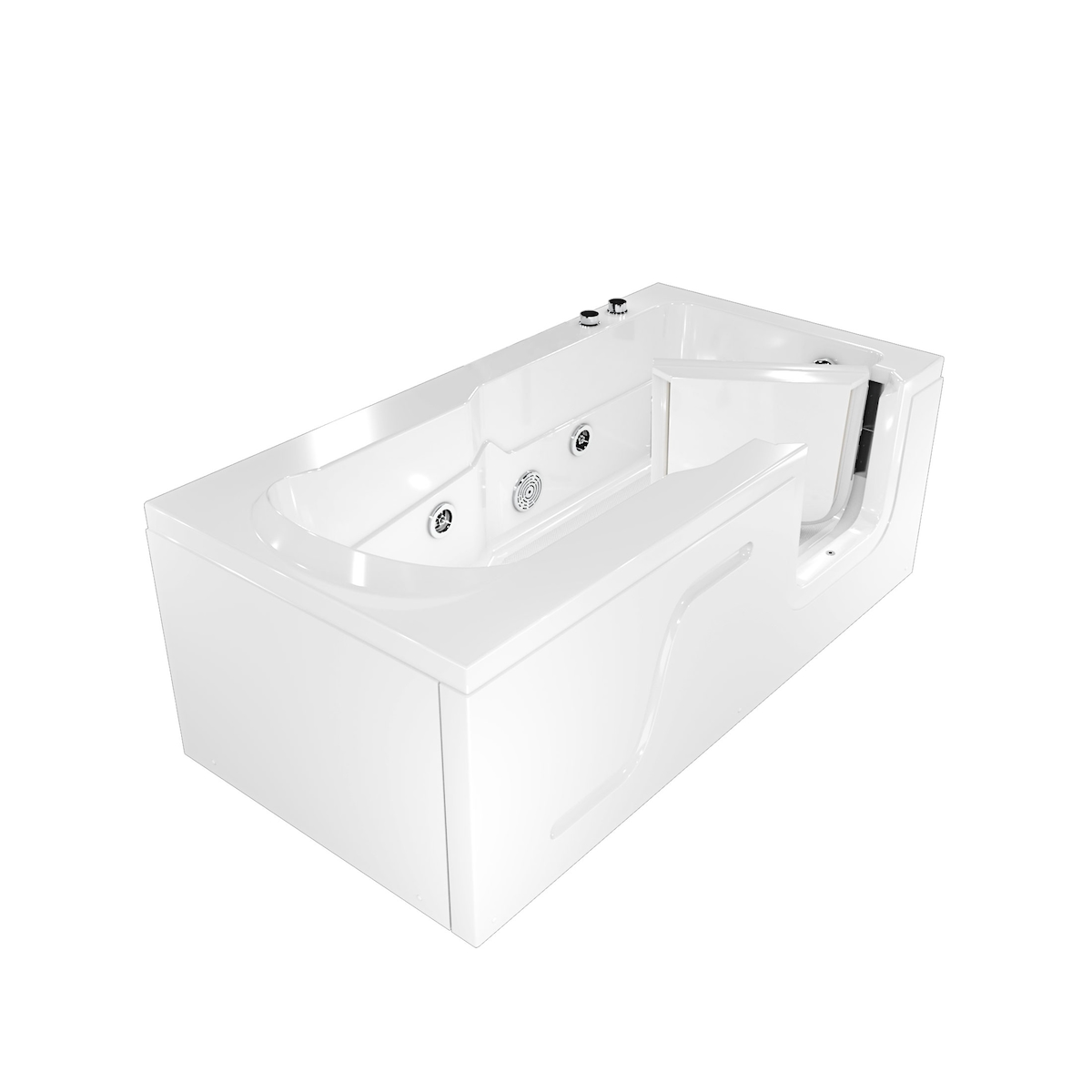 AcquaVapore Whirlpool Seniorenwanne mit Tür S17-WP-L 150x75cm ohne Armatur Image