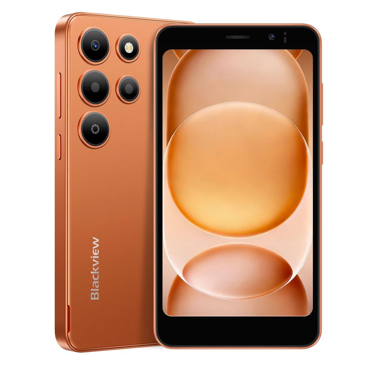 Blackview WAVE 2C Smartphone mit robustem 5-Zoll-Display, 3000-mAh-Akku, 12 GB (3+8) + 32 GB, 2-MP-Frontkamera + 5-MP-Rückkamera, 11,1 mm ultraschlank, Android 16 GB, kostenlose TPU-Schutzhülle Image