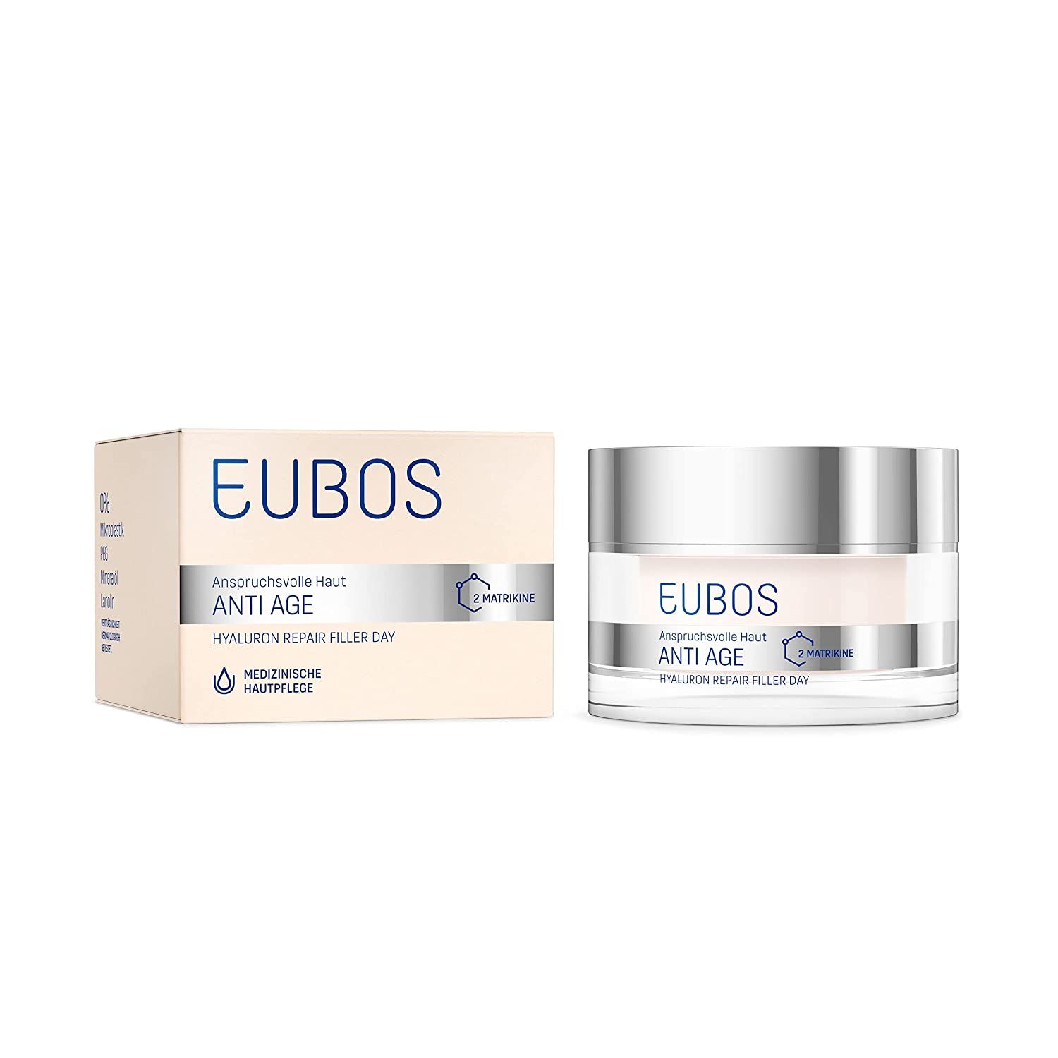 Eubos Hyaluron Repair Filler Giorno 3 volte senza oli minerali 50 ml