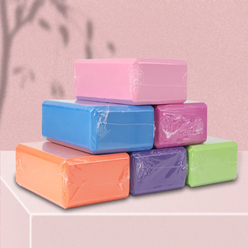 2 Stück Yoga Block Set Fitness Gürtel Set für Training Workout Fitness Training Block Stretching Gürtel Yoga Polster Image