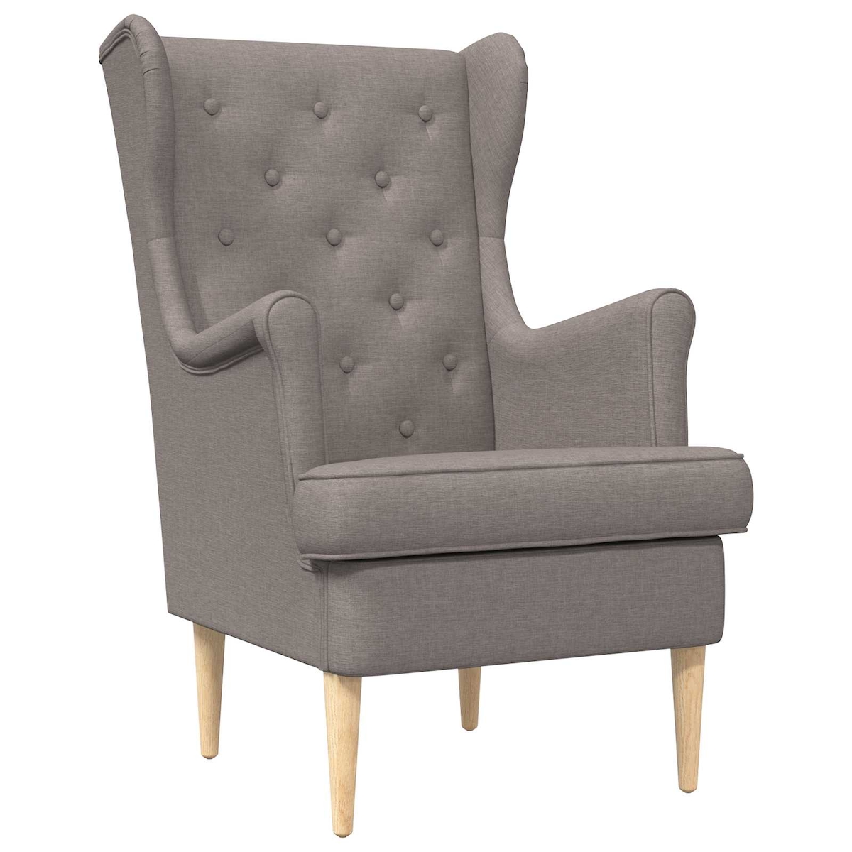vidaXL Sessel Taupe Stoff Image