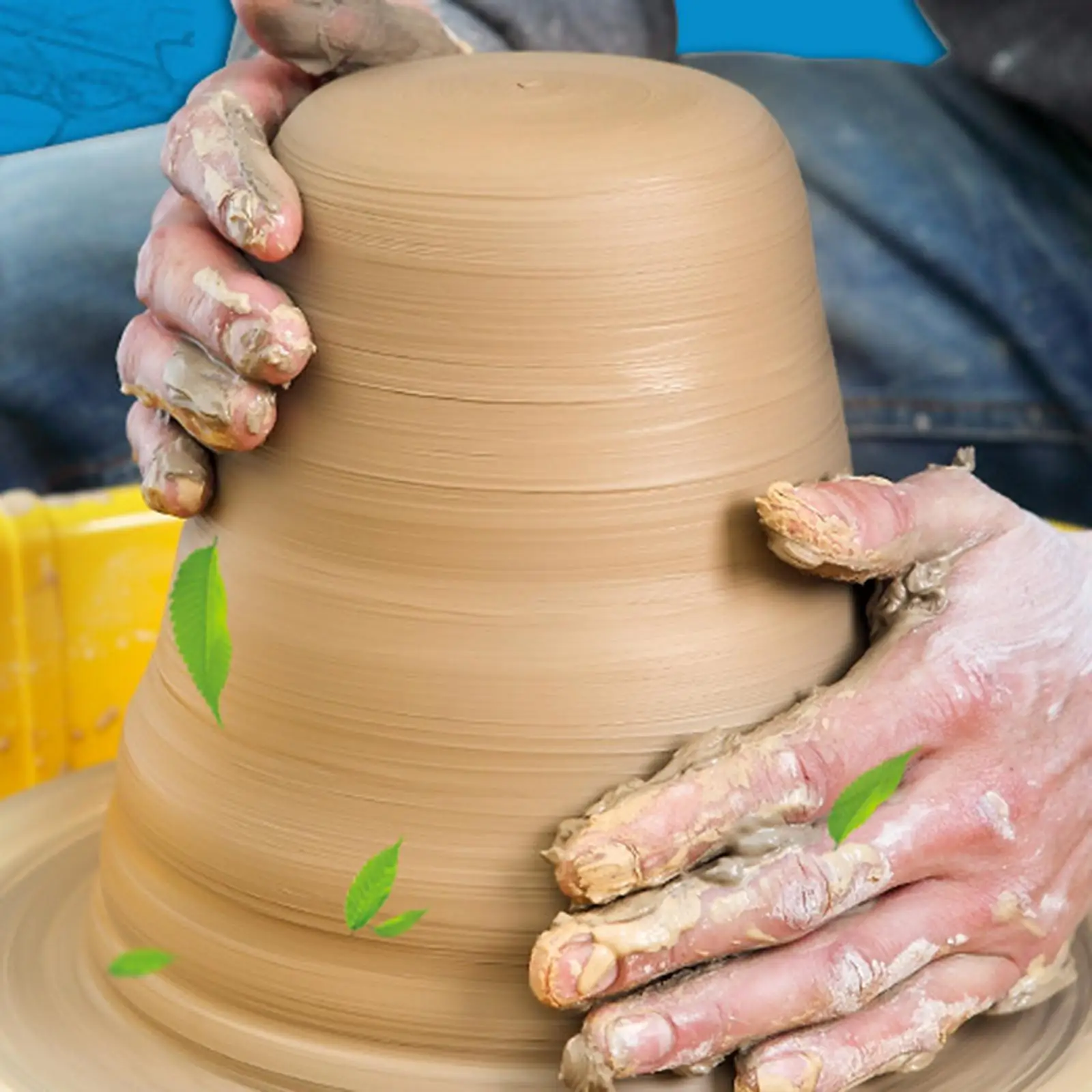 Argile à modeler pour la sculpture, l'artisanat et le bricolage, idéale pour les projets scolaires, les artistes à domicile, les amateurs de bricolage et les débutants.