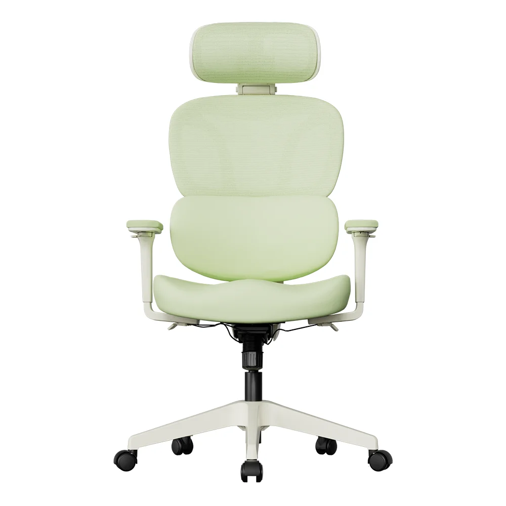 WELAX S3 Pro Ergonomischer Bürostuhl mit Verstellbarer Kopfstütze und Lendenwirbelstütze – Hochlehner-Schreibtischstuhl mit Rollen für Homeoffice, Computer und Gaming