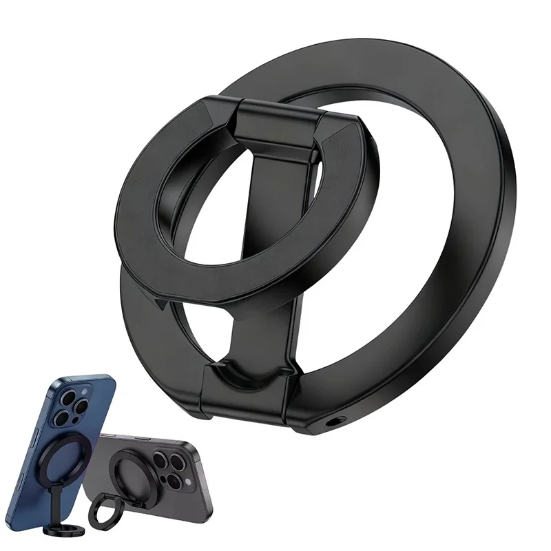 Support magnétique double face pour téléphone portable, support de bureau portable, support de téléphone portable pliable, accessoires pour téléphone portable pour Magsafe pour iPhone