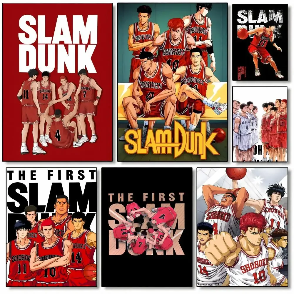S-Slam Dunk Poster, hochwertige Wandkunst für Zuhause, Schlafzimmer, Wohnzimmer, Flur, perfektes Geschenk Image