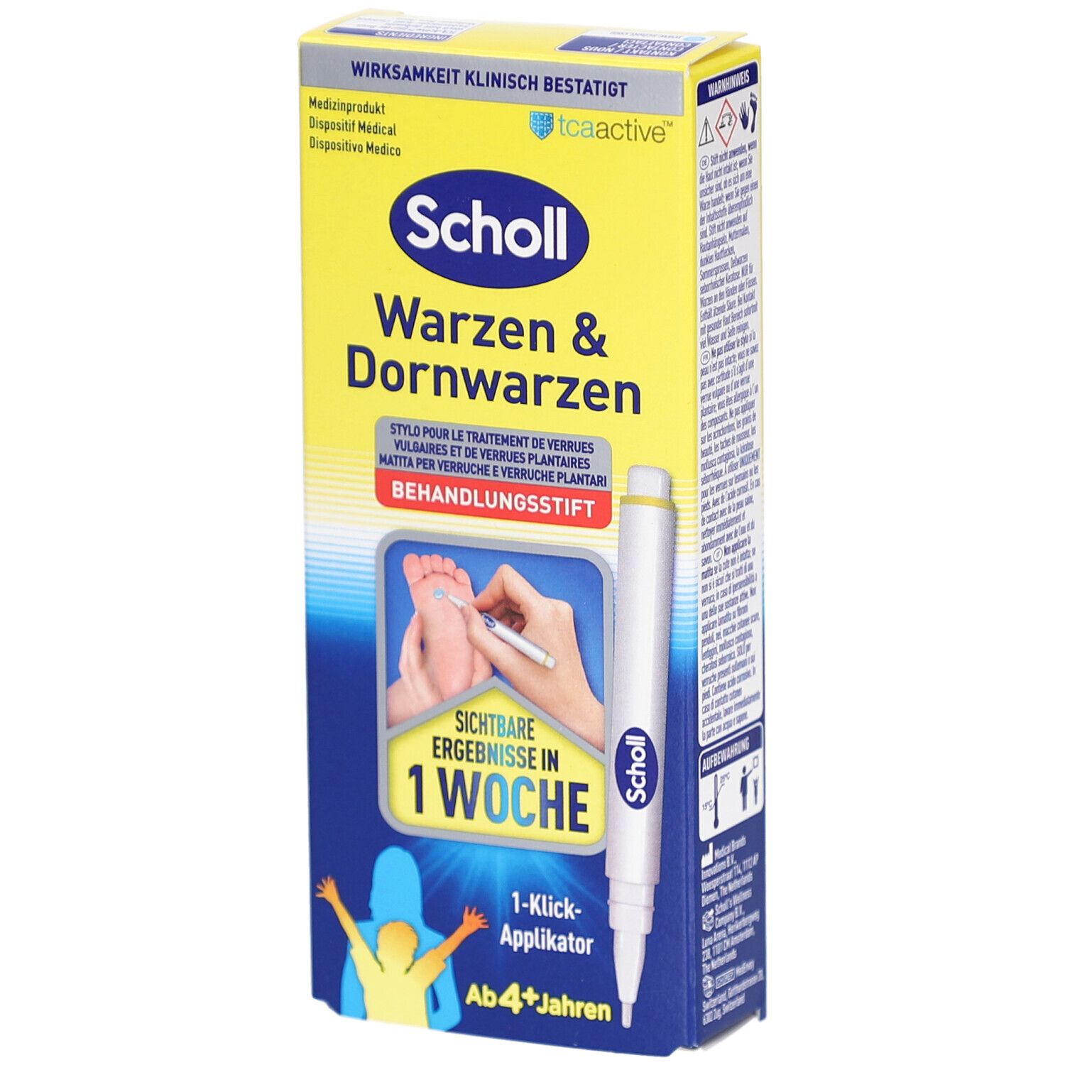 Scholl stick per il trattamento delle verruche e plantari 2 g Soluzion