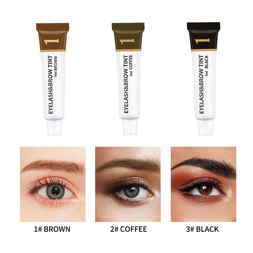 ICONSIGN Wimpern Augenbrauen Färben Tönung Kit Stirn Enhancer Mascara Lift Tönung Tattoo Augen Make-Up Werkzeuge Großhandel Image