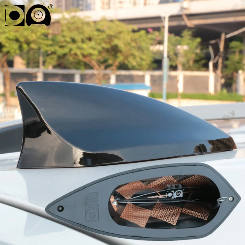 Universal 5d Shark Fin Antenne Auto Auto Radio Antennen Fm Am Stärker Signal Klavier Farbe Für Totota Corolla Image