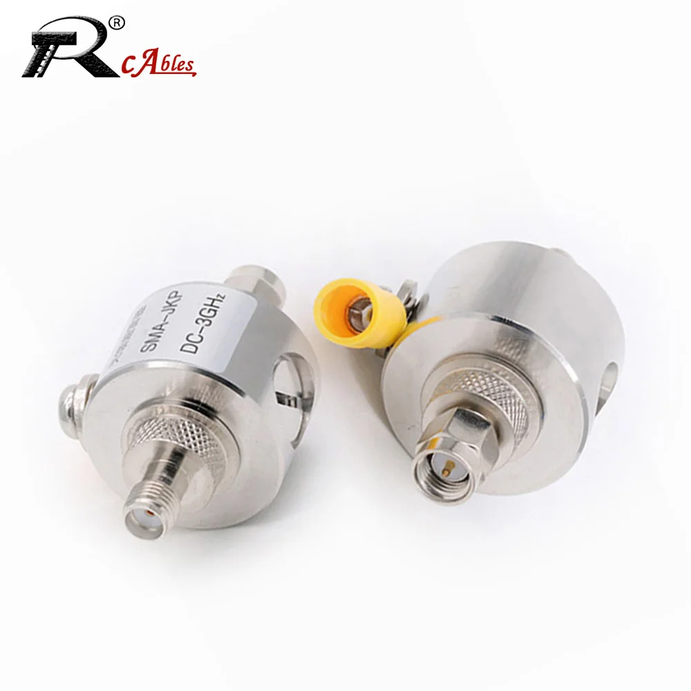 50 Ohm SMA Männlichen zu Weiblichen RF Coax blitz Ableiter Surge Protector für Signal Booster GSM 3G 4G LTE Wireless LAN WiFi Antenne Image