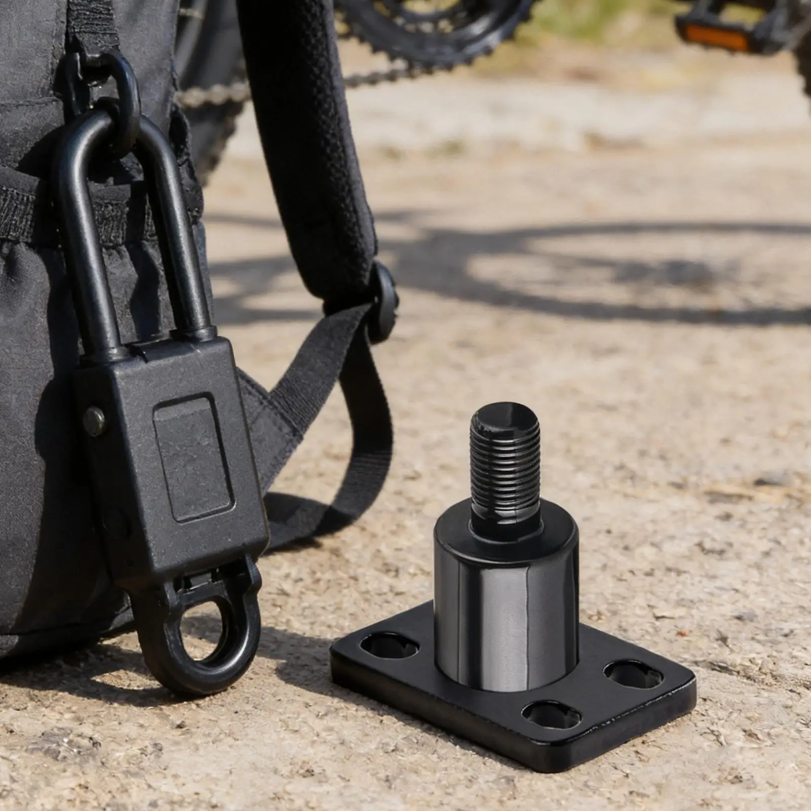 Fahrradanhängerkupplung Fahrradanhänger-Adapter für Zuhause, Garage, Roadtrips, Camping, Einkauf, Urlaub Image