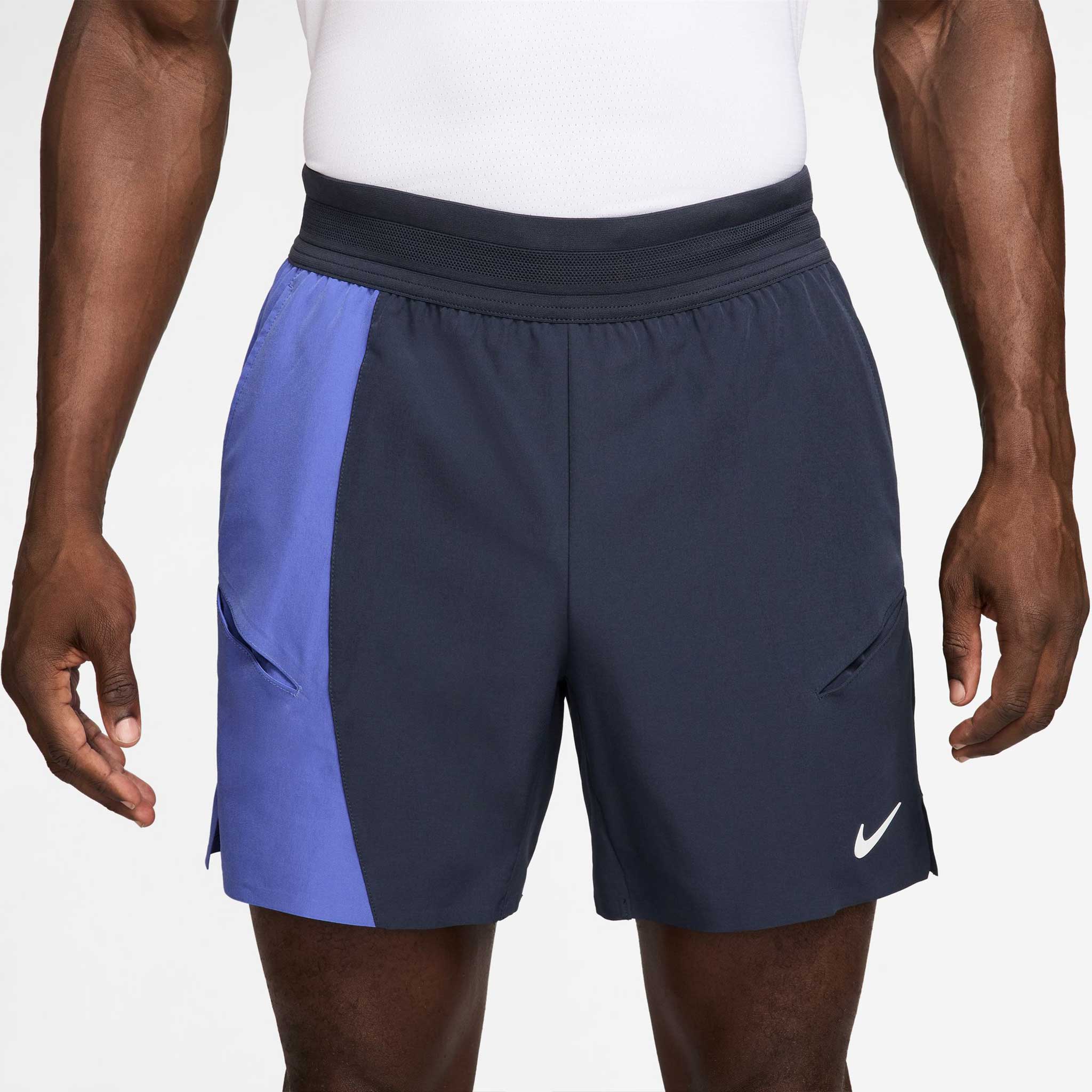 Nike Melbourne Slam Short Men's Tennis Apparel Dark Obsidian/Sapphire/White