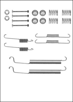 TRISCAN Zubehörsatz, Bremsbacken 8105102581 Image