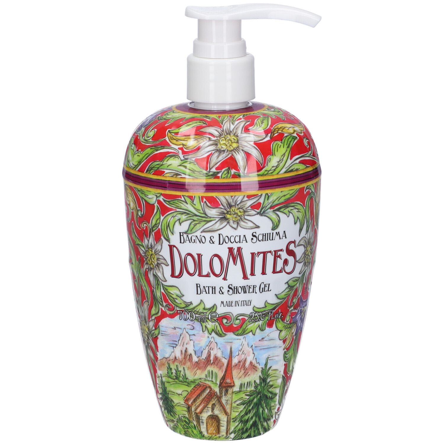 Rudy Profumi Bagno Docciaschiuma Linea Dolomites 700 ml Schiuma da bag