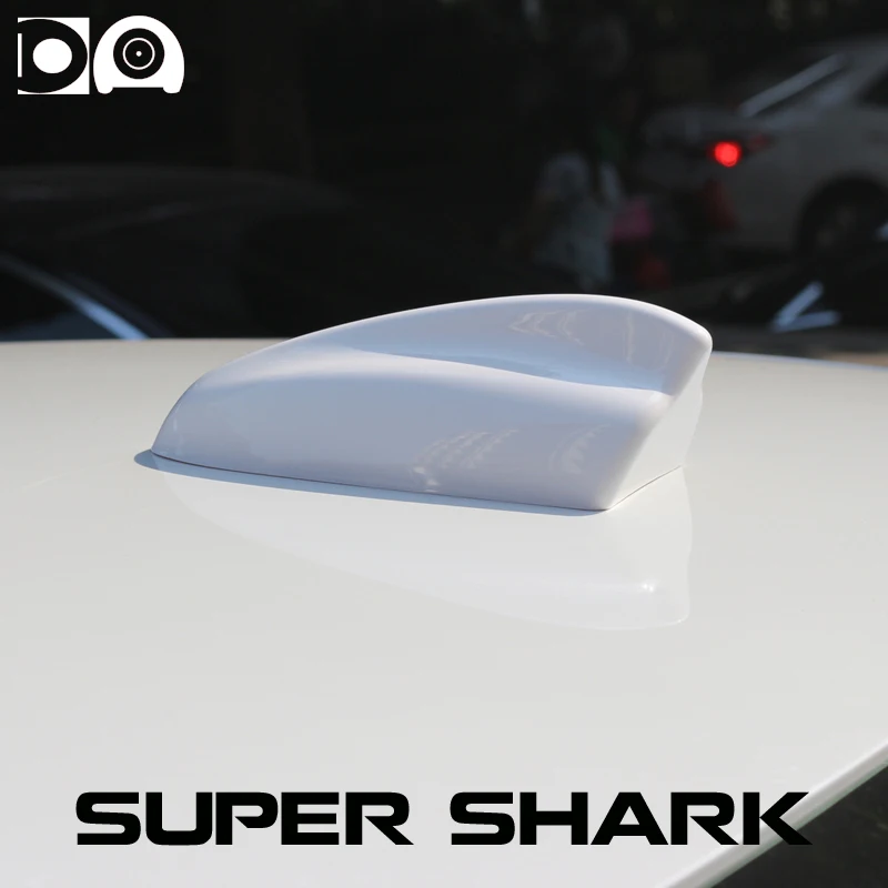 Super Shark Fin Antenne, Autoradio Antenne, Klavier farbe Oberfläche geeignet für die meisten Modelle von Renault/Honda/BMW/Ford Image