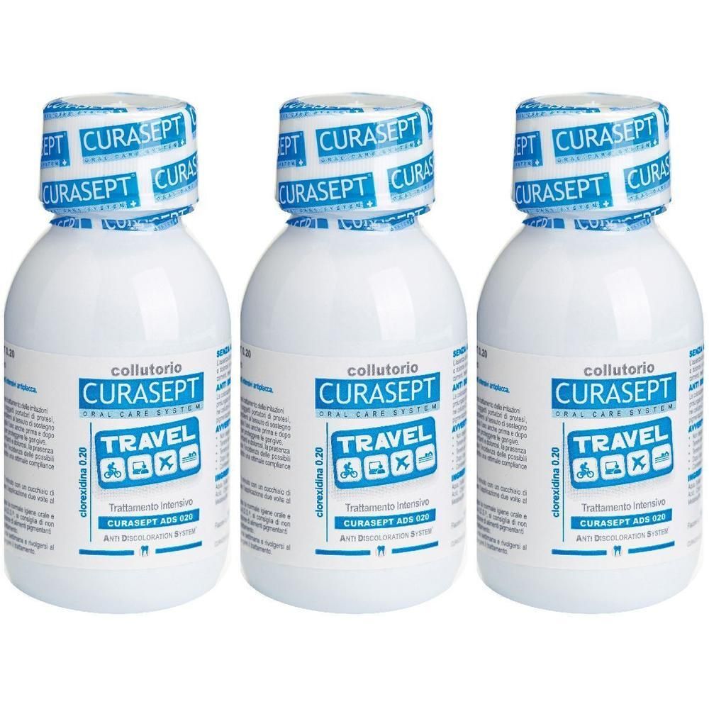 Curasept Collutorio 0,20 Ads Travel 3x100 ml