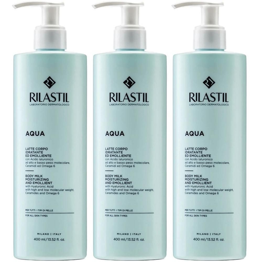Rilastil Aqua Latte Corpo Nf 3x400 ml