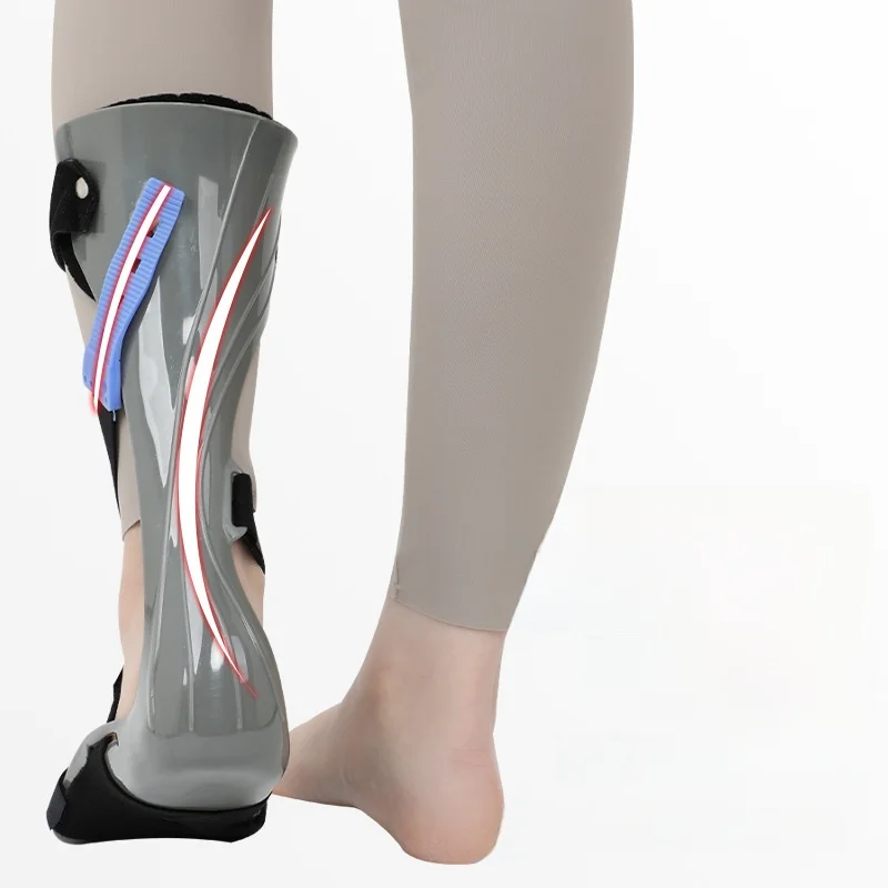 Verstellbare Fußheber-Orthese, Knöchel-Fuß-Orthese für Schlaganfall, Hemiplegie, Fußvarus/Valgus-Korrektur, Rehabilitationsunterstützung Image