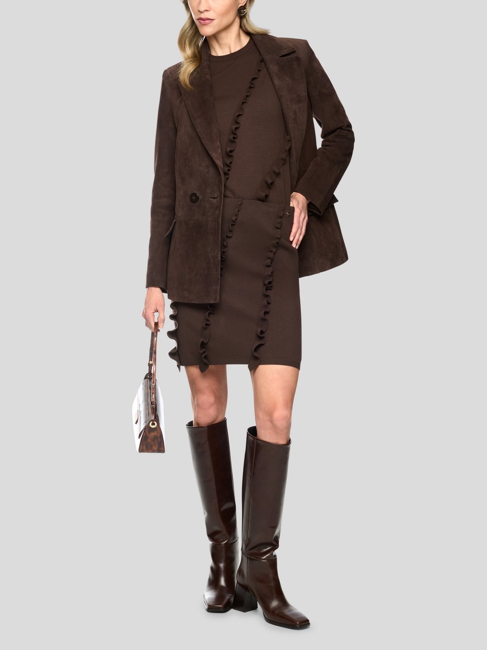 Marc Cain Rock Damen braun, 38