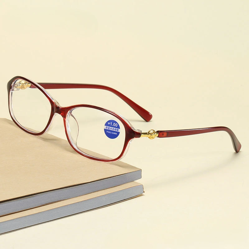 Presbyopie Brillen Frauen Mode Optische Anti-Blau Licht Lesebrille Neue Trendy Brillen + 1,0 + 1,5 + 2,0 + 2,5 + 3,0 + 3,5 + 4,0 Image