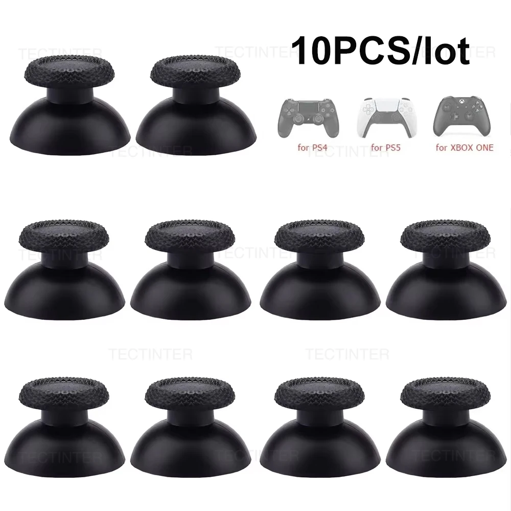10 stücke Joystick Ersatz Für PS5/PS4/PS3/PS2 Controller Zubehör Thumbsticks Analog Kappen Reparatur Teile Für XBOX ONE /360 Image