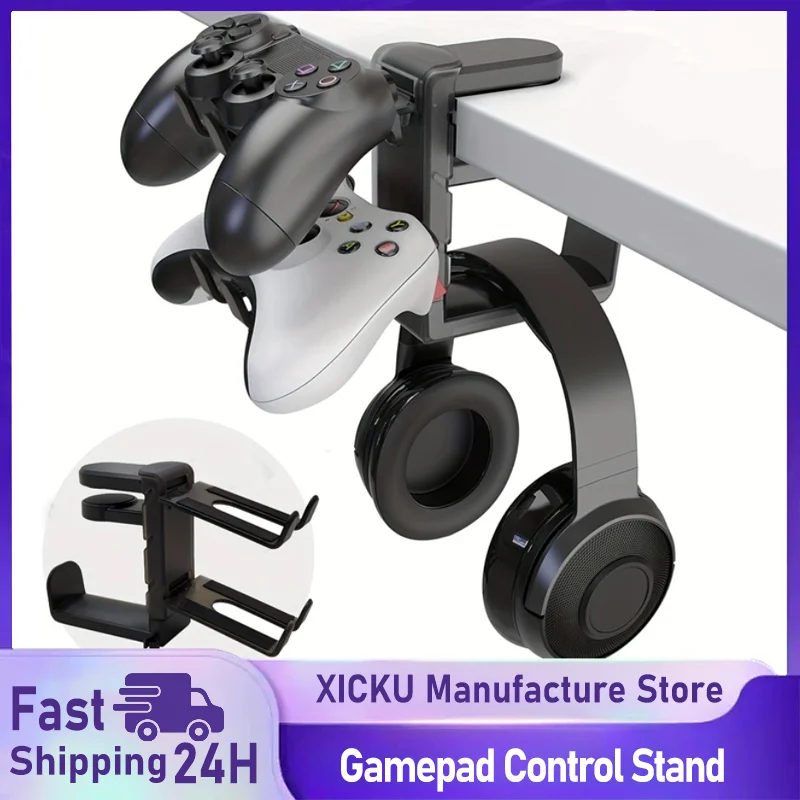 Gamepad Haken Halter Game Stand Organizer Clamp-on Desktop Kopfhörer Ständer für Sony PS5 PS4 X Box Nintendo Switch Controller