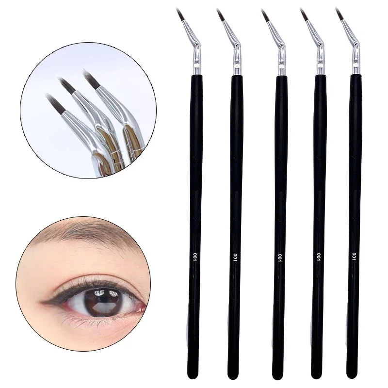 1Pc Gebogen Liner Make-Up Pinsel Präzision Abgewinkelt Eyeliner Pinsel Lidschatten Eye Brow Werkzeug Detail Eye Liner Präzision Kosmetische Werkzeuge Image