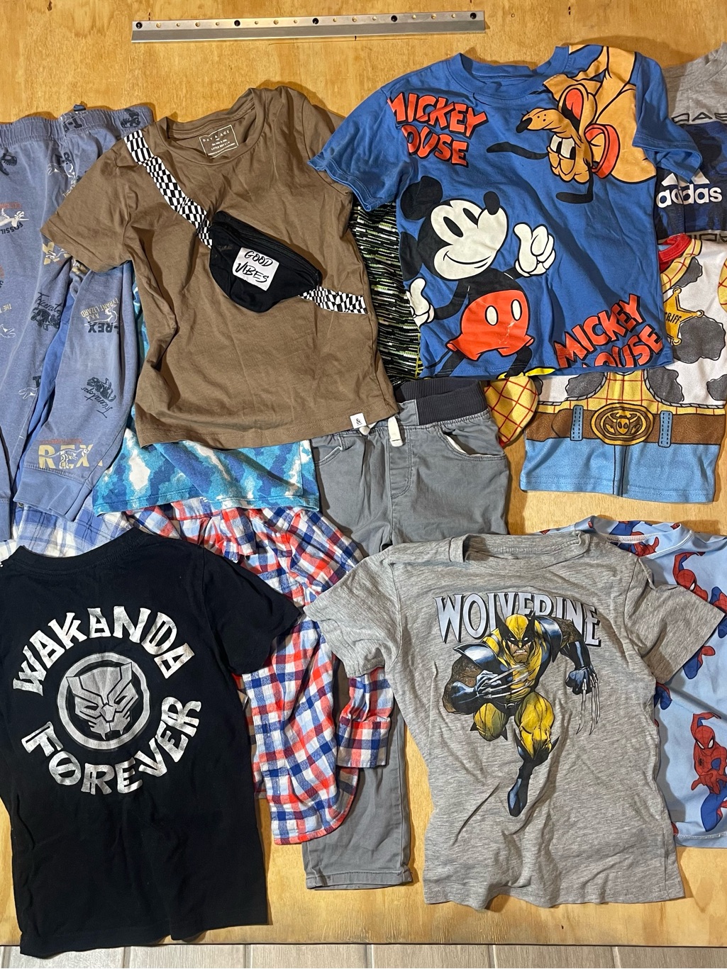 Disney Shirts & Tops | Boys Size 4t 5t Clothes Lot 13pc Disney Mickey Mouse Pluto Toy Story | Color: Blue/Orange | Size: 5tb