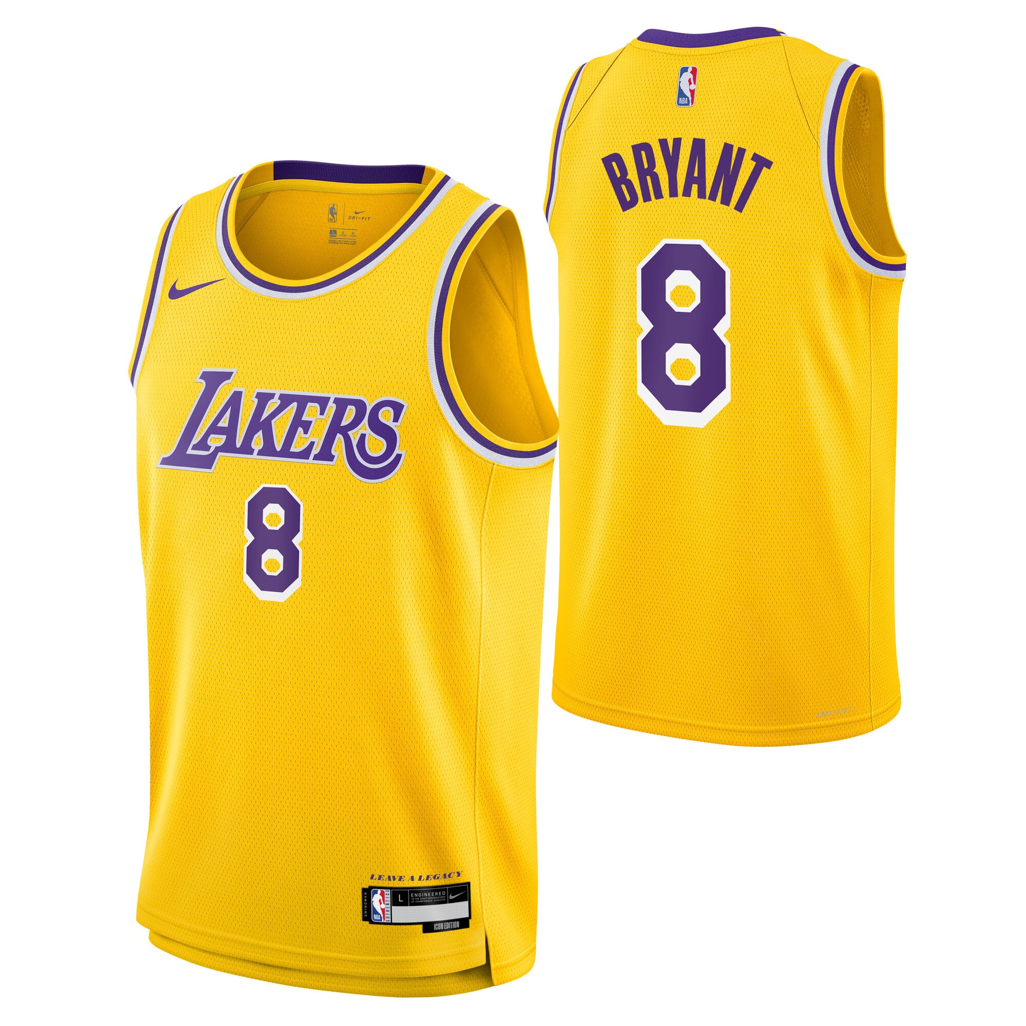 Maillot Swingman Nike Icon Edition des Los Angeles Lakers - Kobe - Jeune - unisexe Taille: XL (18/20)
