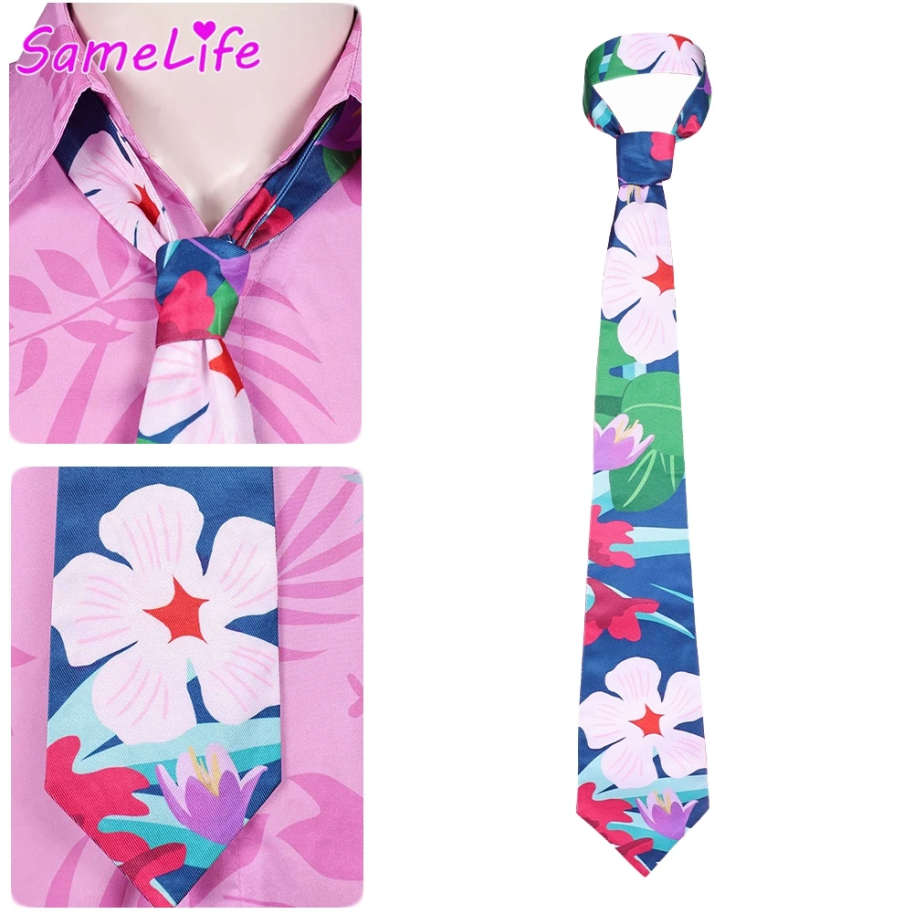 Fox Nick Wilde cravates Cosplay fantaisie Style hawaïen cravate dessin animé Zoo Cosplay Costume déguisement accessoires hommes accessoires cadeaux