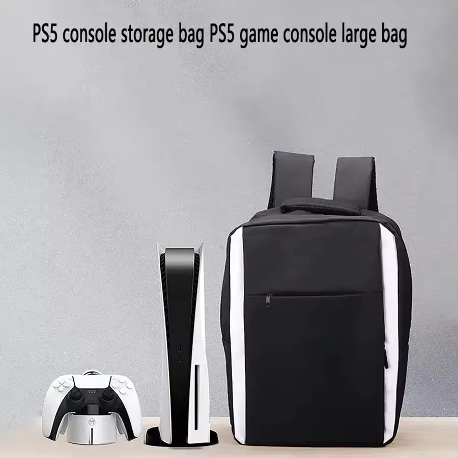 Bag For Sony Playstation Play Station PS 5 PS5 / Slim Backpack Travel Console Controller Video Game Disc Accessories Men Women