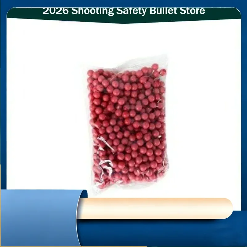 Balles en caoutchouc souple 7 mm, 500 pièces/sac, rouges, accessoires de jeu sûrs pour les jeux en plein air, balles souples