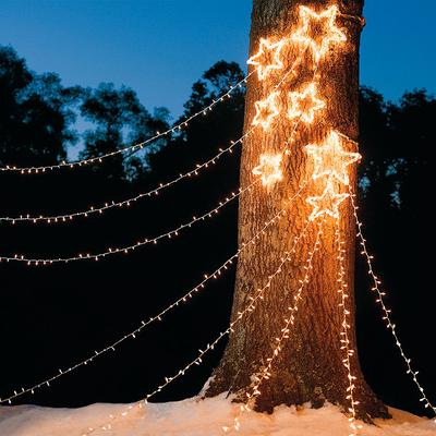 Christmas Shooting Star Light Displays - Double - Grandin Road