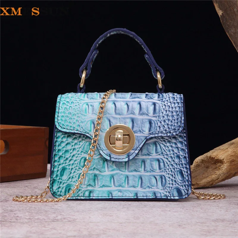 XMESSUN nouveau modèle Crocodile à la mode sacs à main pour femmes 2026 créateur de mode dames chaîne épaule sac de messager sac à bandoulière