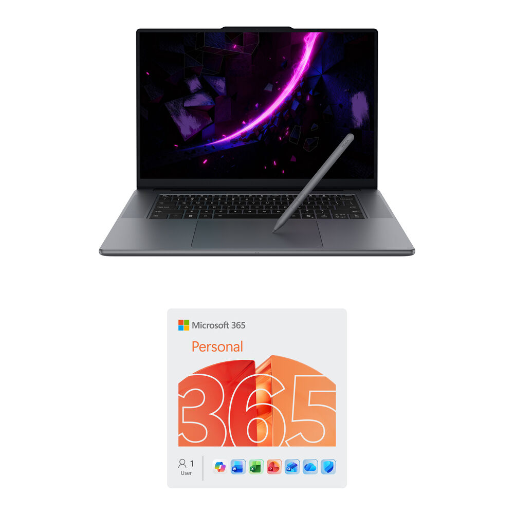 Lenovo 16" Pro 9i Aura Edition Multi-Touch Laptop Copilot+ PC and Microsoft 365 Pe 83U90002US