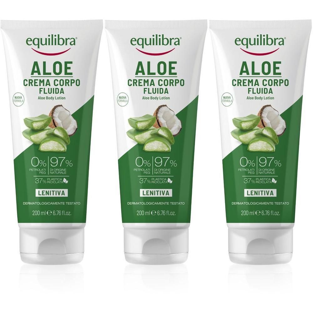 equilibra® Aleo Creama Corpo Fluida 3x200 ml Crema