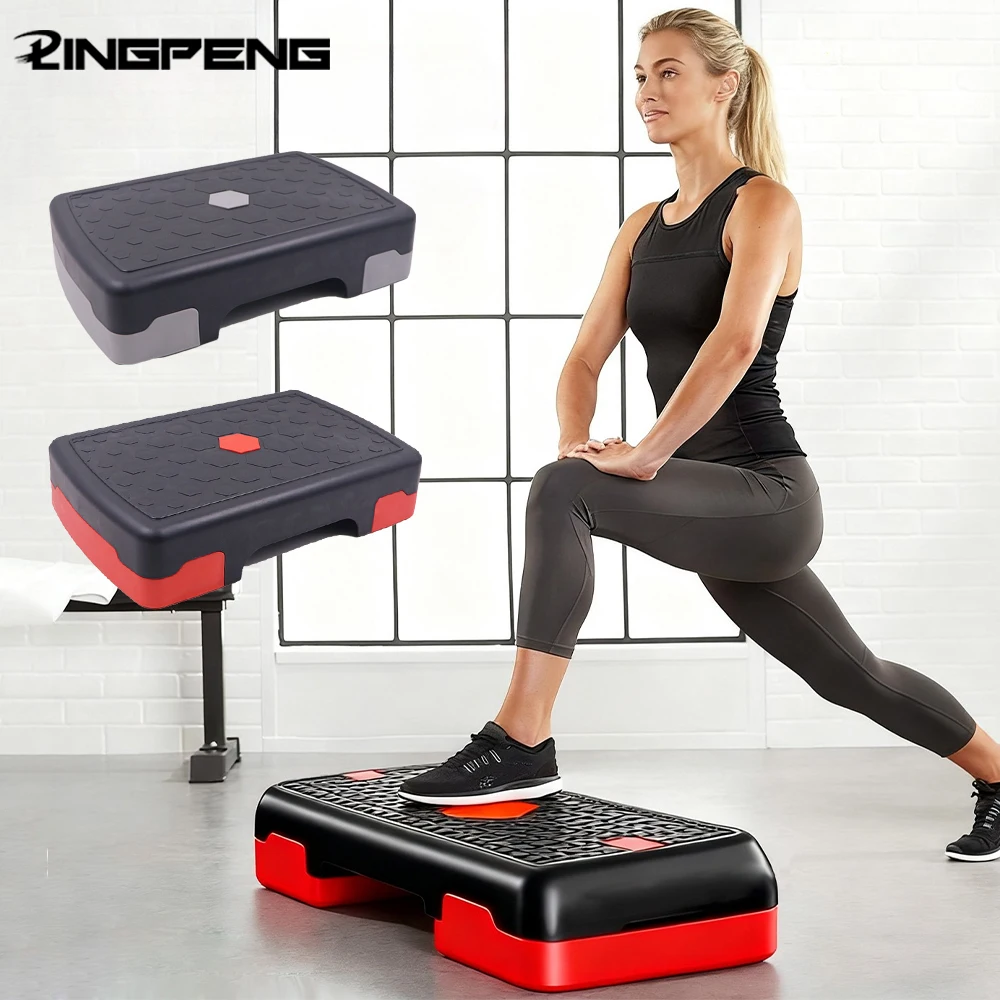 Fitness Steppers Non-slip Cardio Yoga Pedal Home Sports Balance Gym Workout Rhythmic Pedals Aerobic Step Fitness Gym Walking