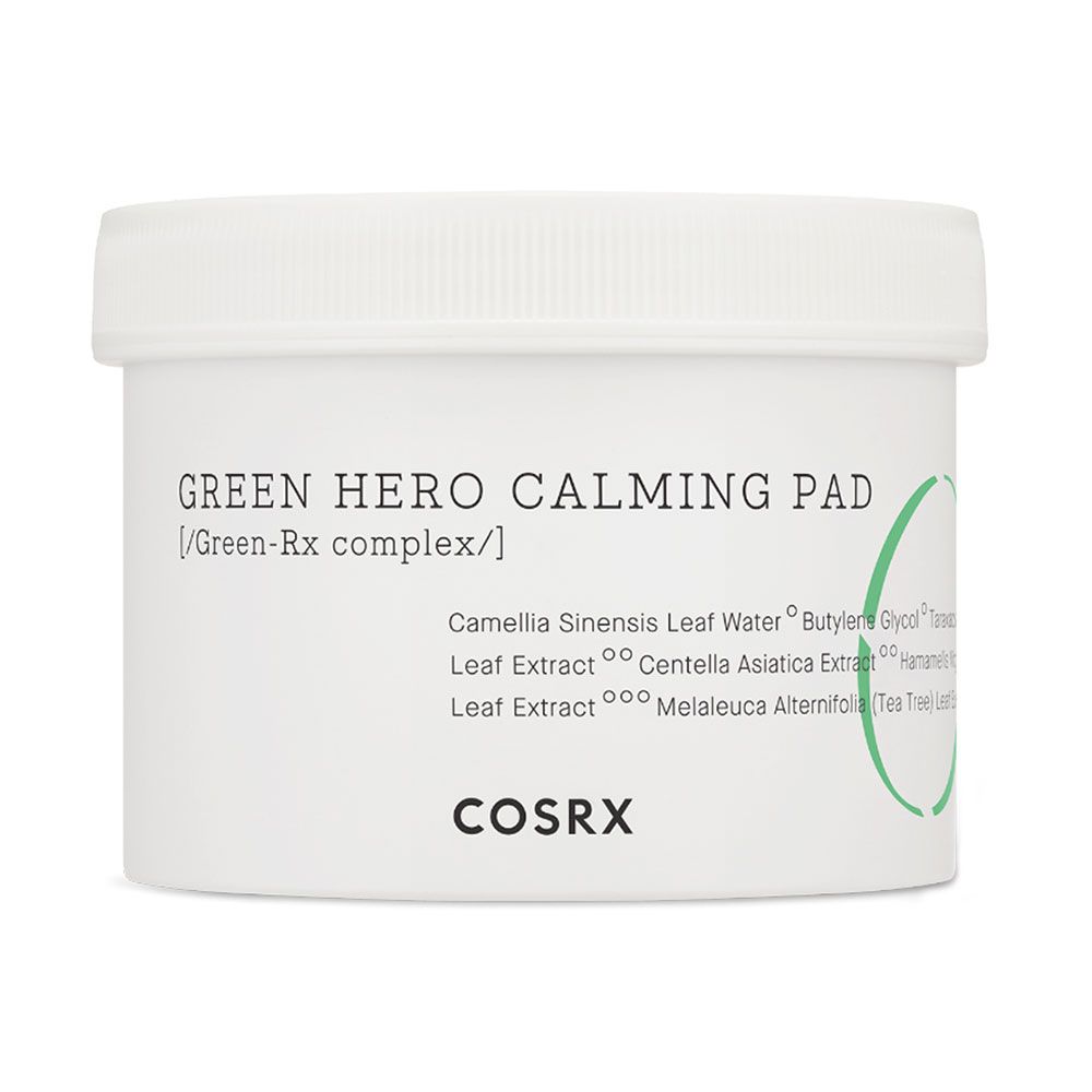 COSRX One Step Green Hero Calming Pad – tamponi tonificanti lenitivi a