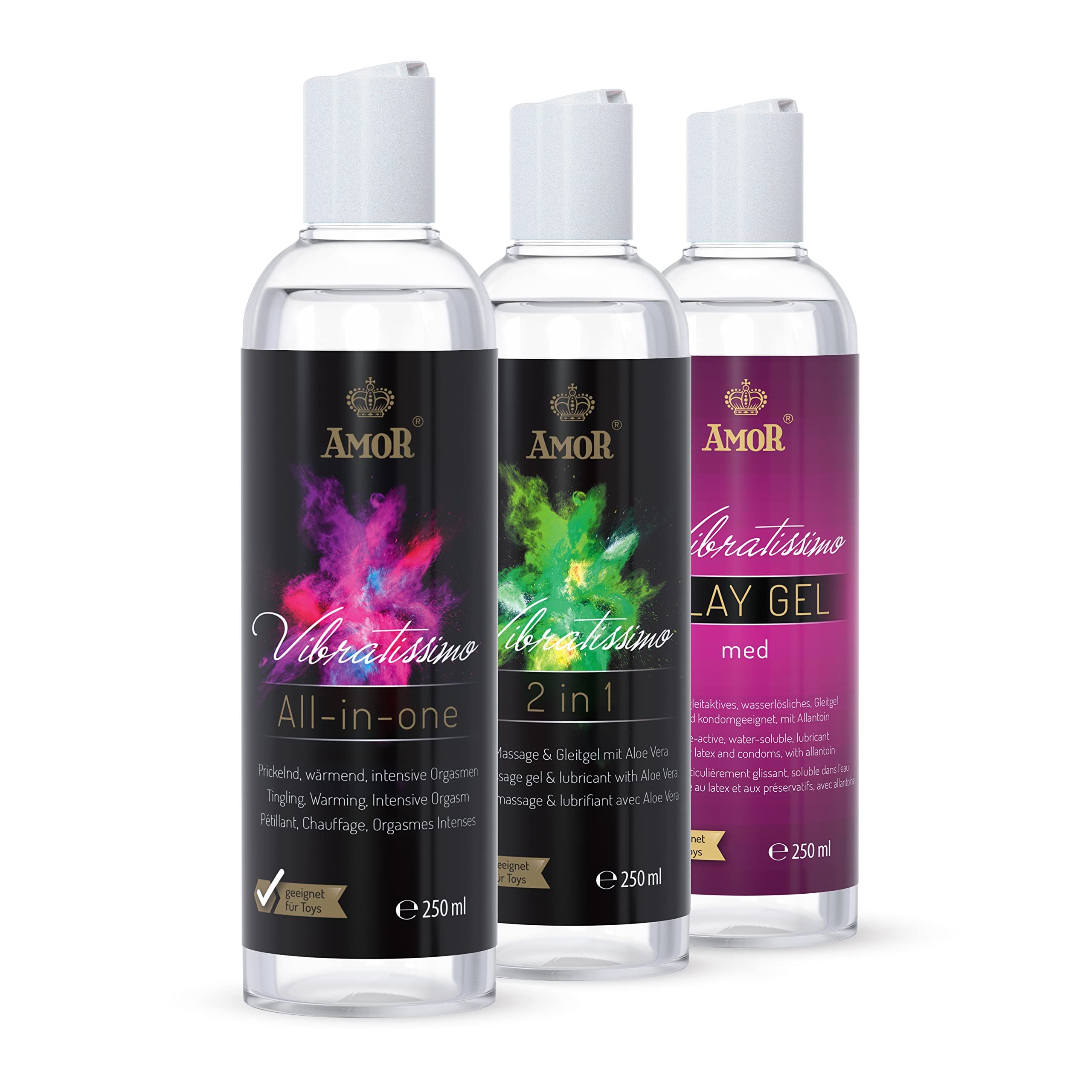 Vibratissimo Play Gel Set 750 ml Lubrificante
