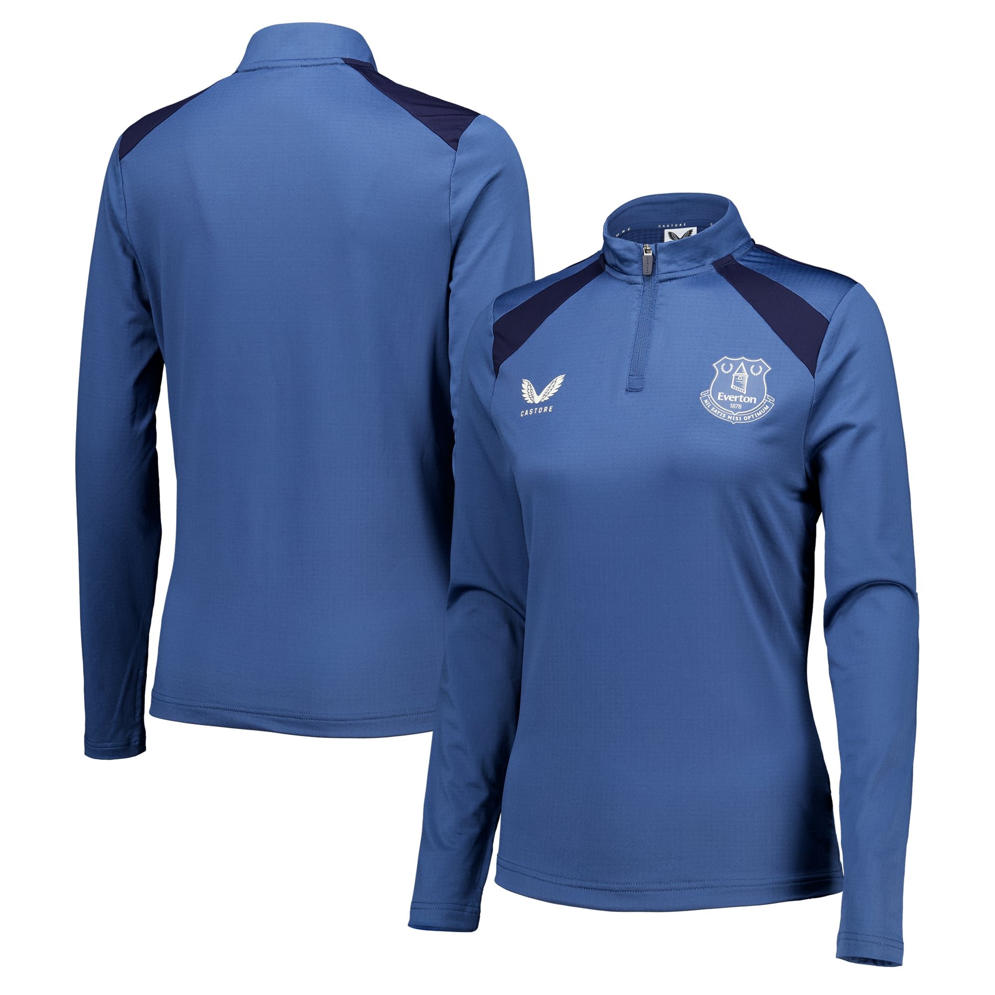 Everton Castore Trainer-Trainings-Midlayer – Dunkelblau – Damen