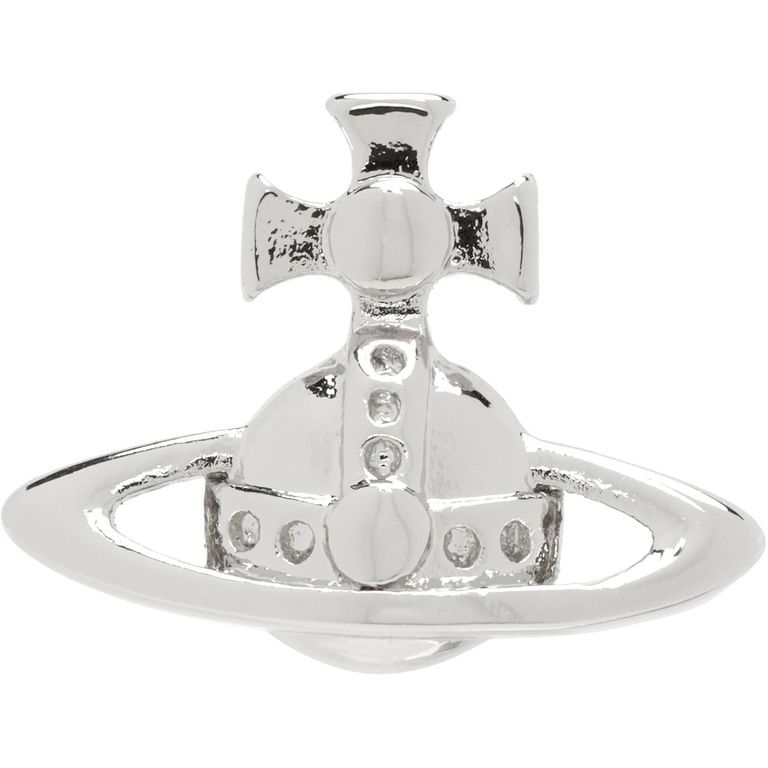 Lorelei Single Stud Earring - White - Vivienne Westwood Earrings