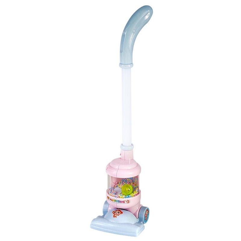 Kids Vacuum Cleaner Toy Pretend Play Cleaning Set Orange blue