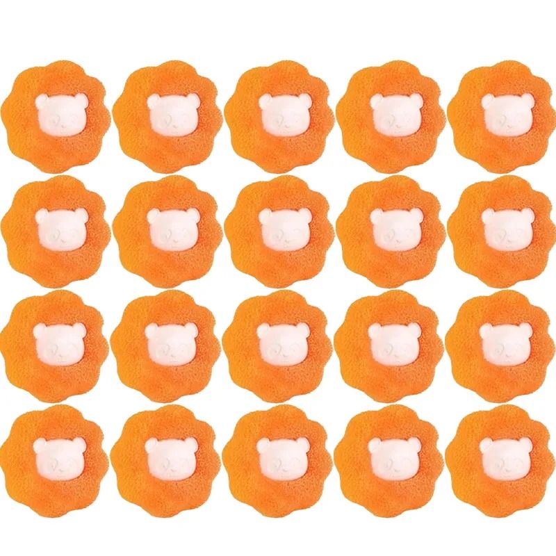 Reusable Pet Hair Laundry Remover yellow 20pcs